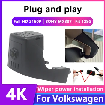 Auto Kamera pre Volkswagen VW Touareg 3 CR7 CR 7 2022 2021 2020 2019 4K UHD Plug and play Dashcam Dvr Dash Cam Nahrávač