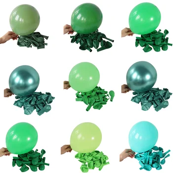 5 10 12 Palcový Avokádo Sage Green Hélium Balóniky Svadobné Baby Sprcha Narodeniny Tému Dekorácie Latex Vzduchu Globos Deti Hračky