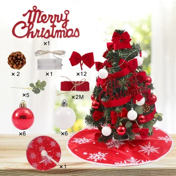 2023 Nové Šifrované Vianočné Scény Slávnostné Dekorácie, Domáce Dekorácie Položky 42cm Malé Mini Vianočný Stromček