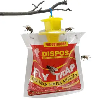 Fly Trap Taška Jednorazové Fly Trap Vonkajšie Hmyzu Vrah Catcher Taška Lietať Kontroly Komár Pasce Wasp Hmyzu Vrah Atraktant