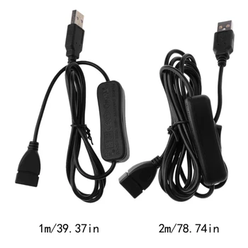 Synchronizáciu údajov USB 2.0 Extender Kábel USB Predlžovací Kábel NA VYPNUTIE PC USB Ventilátor LED Lampa USB Nabíjačka Raspberry Pi