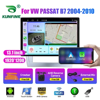13.1 palcov, autorádio Pre VW PASSAT B7 2004-2010 Auto DVD, GPS Navigácie Stereo Carplay 2 Din Strednej Multimediálne Android Auto