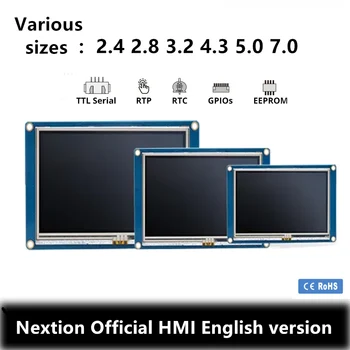 Nextion 2.4/2.8/3.2/3.5/4.3/5.0/7.0 palcov NX3224T024 NX4024T032 NX4832T035 NX4827T043 NX8048T050 NX8048T070 HMI anglický jadra