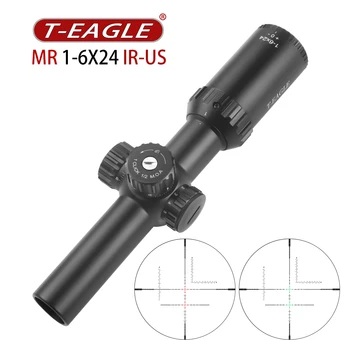 T-EAGLE MR1-6x24IR Taktické PCP Puška Odbory, pre Lov Vzduchu Zbraň Pohľad Riflescope Optické Collimator