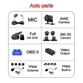 Automobilová Navigácia Multimediálne OBD DVR TPMS Príslušenstvo