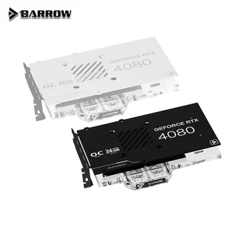 Barrow VGA NVIDIA RTX 4080 Plné Pokrytie GPU Vodný Blok 5V ARGB AURA SYNC