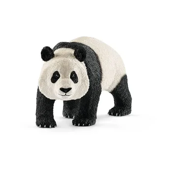 PVC Panda Model Hračky Simulácia Strane Bábkové Roztomilá Panda Ploche Miniatúrne Dekorácie Zvieracích Postáv Darček k Narodeninám Balkón Office