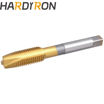 Hardiron M9 X 1.25 Špirála Bod Ťuknite na položku, HSS vrstvou Titánu Špirála Bod Plug Threading Ťuknite na položku M9 x 1.25