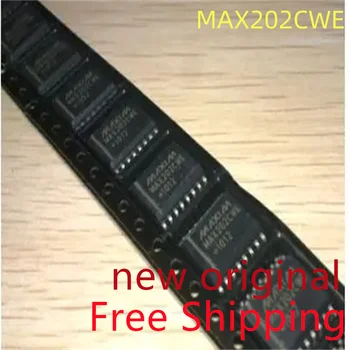 Doprava zadarmo 10piece MAX202 MAX202CWE MAX202EWE Patch Široký Telo SOP16 Ovládač rozhrania vysielač Čip
