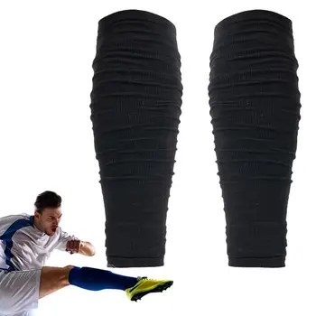 Scrunch Futbal Rukávy 1 Pár Teľa Kompresné Ponožky Pre Mužov Športové Príslušenstvo Pre Jazdu Na Bicykli Basketbal Ochrany