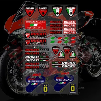 Motocykel Pre Ducati Nálepky Odtlačkový Výkon Monster Logo
