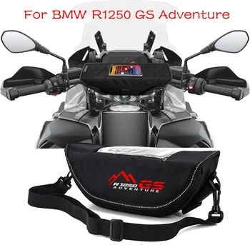 Pre BMW R1200/R1250 GS Adventure Prachotesný a Vodotesný Motocykel Volant, Navigačný Taška