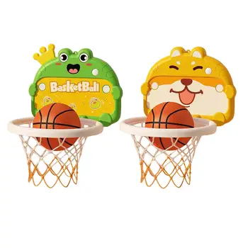 Mini Basketbal Hoop Set s Basketbal Rodič Dieťaťa Interaktívne Kompletné Príslušenstvo Rodiny Hry pre Obývacia Izba Dvere na Stenu