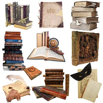 Vintage Európskej Americký Magické Knihy Nálepky Scrapbooking Šťastný Plánovač DIY Remesiel Karty, Takže Dekoráciu, Dar, fotoalbum