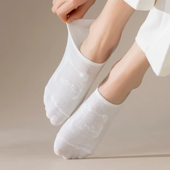 1 Pár Neviditeľné Loď Ponožky Pre Ženy Lete Mujer Silikónový protišmykový Chaussette Členok Nízke Ženy Zobraziť Priedušná Veľkoobchod