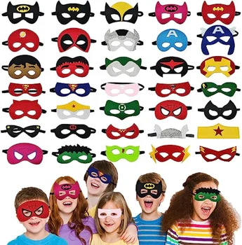 10 Ks Spiderman Halloween Superhrdina Masky Vianoce, Narodeniny, Party Zdobiť Cosplay Kostým, Maska Pre Deti Deti Tajomstvo Darček