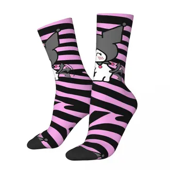 Nové pánske Ponožky Harajuku Roztomilý Kreslený Charakter Kuromi s Úsmevom Ponožka Vysoko Kvalitné Ženy Ponožky Jar Leto Jeseň Zima