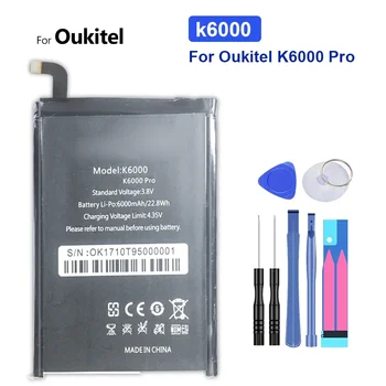 6000mAh Náhradné Batérie Pre Oukitel K6000 Pro, K6000Pro + Sledovacie Číslo