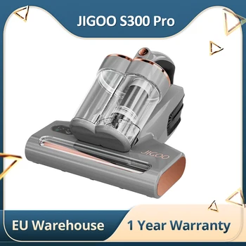 JIGOO S300 Pro Smart Roztoč Cleaner Dual-Pohár 13KPa 500W Výkonný Motor S 0,5 L Prach Pohár Roztoč Senzor 99.9% Roztoč Odstránenie 76dB