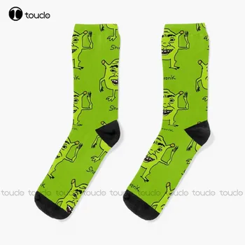 Nové Shronk Meme Ponožky, Bavlnené Ponožky Osobné Vlastné Unisex Dospelých Ponožky Popularitu Dovolenku Darčeky Teen Ponožky