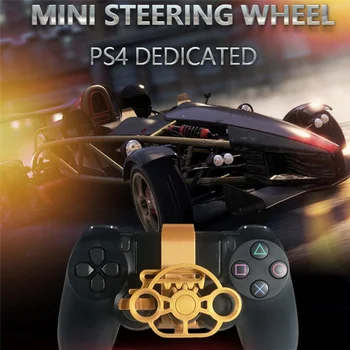 2X Herný Racing Wheel Mini Riadenia Herný ovládač pre Sony PlayStation PS4 3D Vytlačené Príslušenstvo