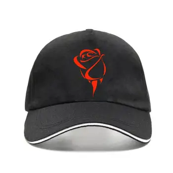 Red rose tlač baseball čiapky pre mužov a ženy, letné pop čiapky nové mládež hip hop klobúky pláž, slnko klobúky