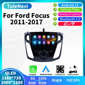 Android 13 autorádio Pre Ford Focus 2011 2012 2013 2014 2015 2016 2017 Stereo Carplay Multimediálne Video Prehrávač DVD Vedúci Jednotky 4G