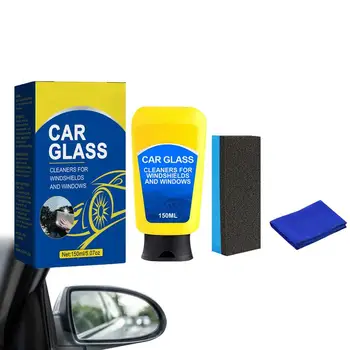 Glass Window Cleaner Auto Okno Čistiace Prostriedky Na Odstránenie Škvŕn & Defogging Rýchlo Pôsobiaci Sklo Čistenie Defogging Čistič S Sponge