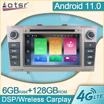 6+128G Android 11.0 Auto Radio Na Toyota Avensis T27 2009 2010 - 2015 Multimediálny Prehrávač, Video, DVD, GPS Navi Carplay Vedúci Jednotky DPS