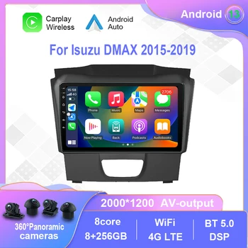 Android 12.0 Pre Isuzu DMAX 2015-2019 Auto Rádio Multimediálny Prehrávač Videa Navigáciu stereo GPS Carplay Č 2din 2 din dvd