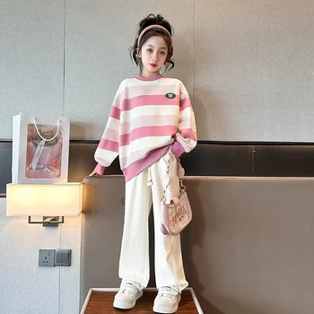 Veľké Dievča Oblečenie Nastavuje 10 až 12 Rokov, kórejský detské Oblečenie Dievčatá 11 Rokov Dieťa Jarné Oblečenie 2023 Jar Deti Clothings